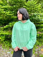 the outport hoodie- mint