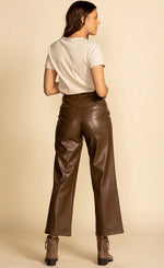 straight to the chase leather pants